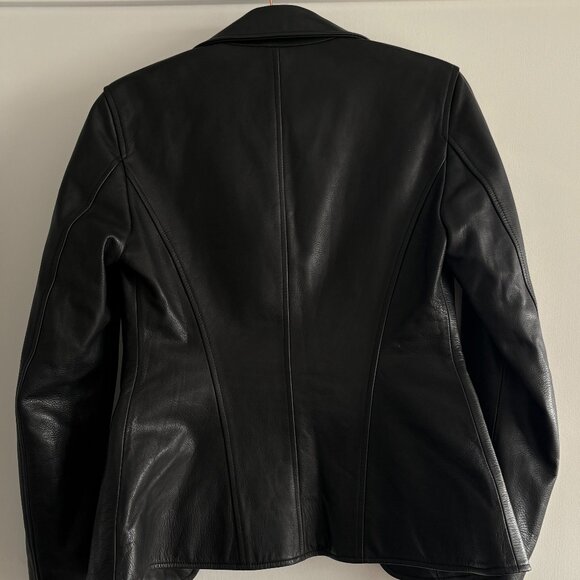 Alexander Wang black leather jacket - Picture 2 of 7